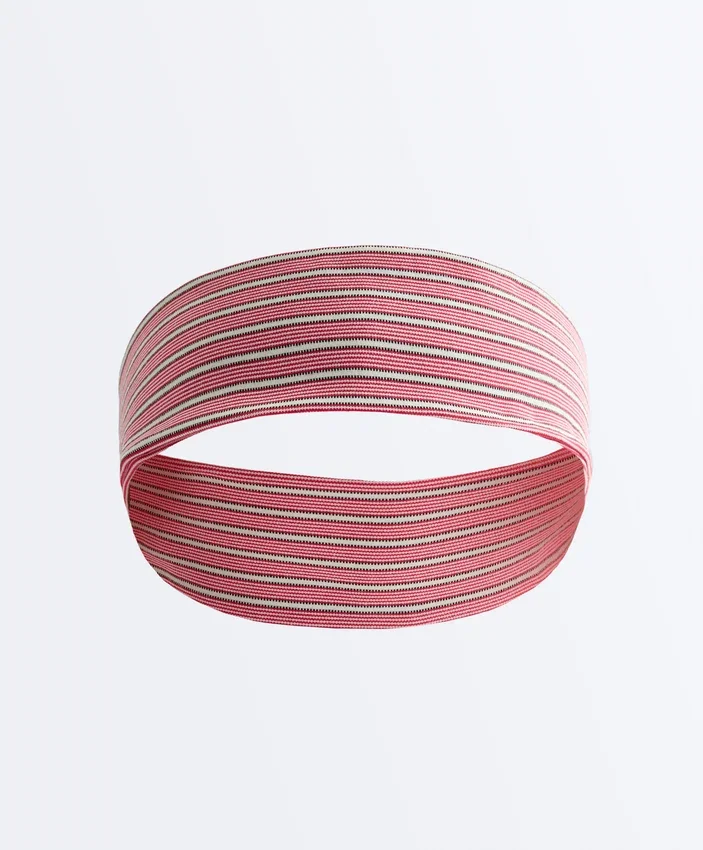 6 cm breites gestreiftes Stirnband für Sportarten 6 cm breites gestreiftes Stirnband für Sportarten