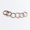 6 Haargummis mit Oysho-Plakette 6 Haargummis mit Oysho-Plakette