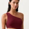Asymmetrischer Trikinis aus Jacquard mit Mini-Karomuster Asymmetrischer Trikinis aus Jacquard mit Mini-Karomuster