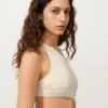 Asymmetrischer Trikinis mit Bubble-Häkelmuster Asymmetrischer Trikinis mit Bubble-Häkelmuster