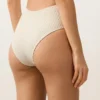 Asymmetrischer Trikinis mit Bubble-Häkelmuster Asymmetrischer Trikinis mit Bubble-Häkelmuster
