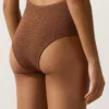 Asymmetrischer Trikinis mit Knitteroptik Asymmetrischer Trikinis mit Knitteroptik