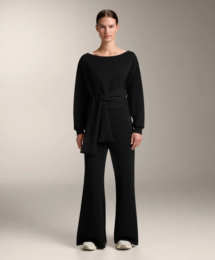 Ausgestellte Hose aus Soft Touch-Modal Ausgestellte Hose aus Soft Touch-Modal