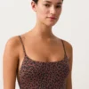 Badeanzug mit Leopardenmuster Badeanzug mit Leopardenmuster