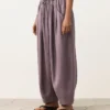 Ballonhose aus 100 % Leinen