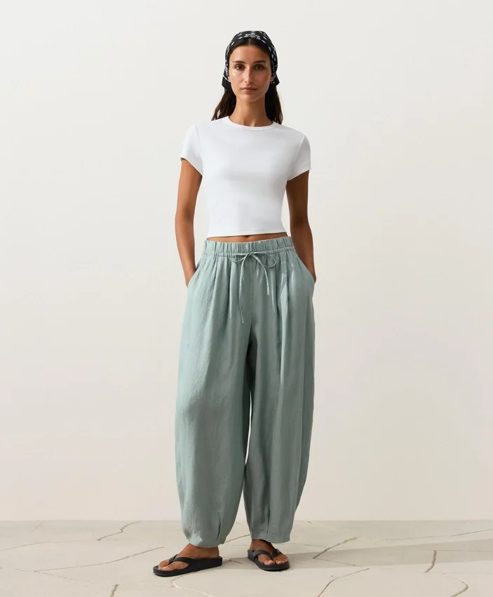 Ballonhose aus 100 % Leinen Ballonhose aus 100 % Leinen