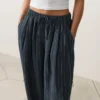 Ballonhose aus 100 % Leinen