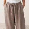 Ballonhose aus 100 % Leinen