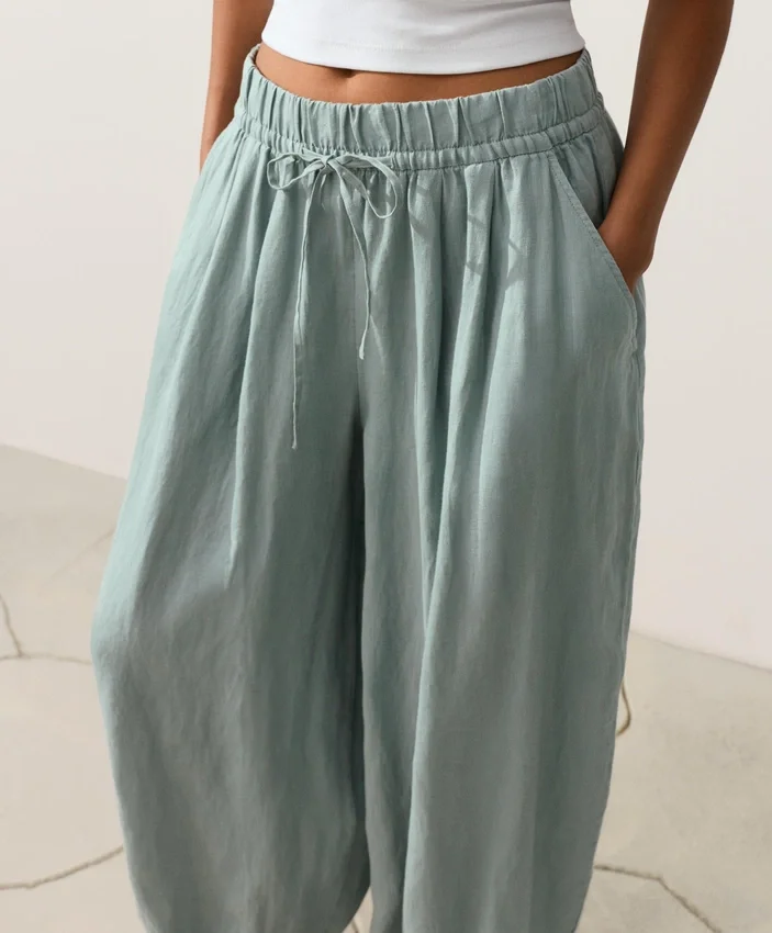 Ballonhose aus 100 % Leinen Ballonhose aus 100 % Leinen