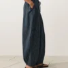 Ballonhose aus 100 % Leinen