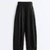 Ballonhose aus 100 % Leinen