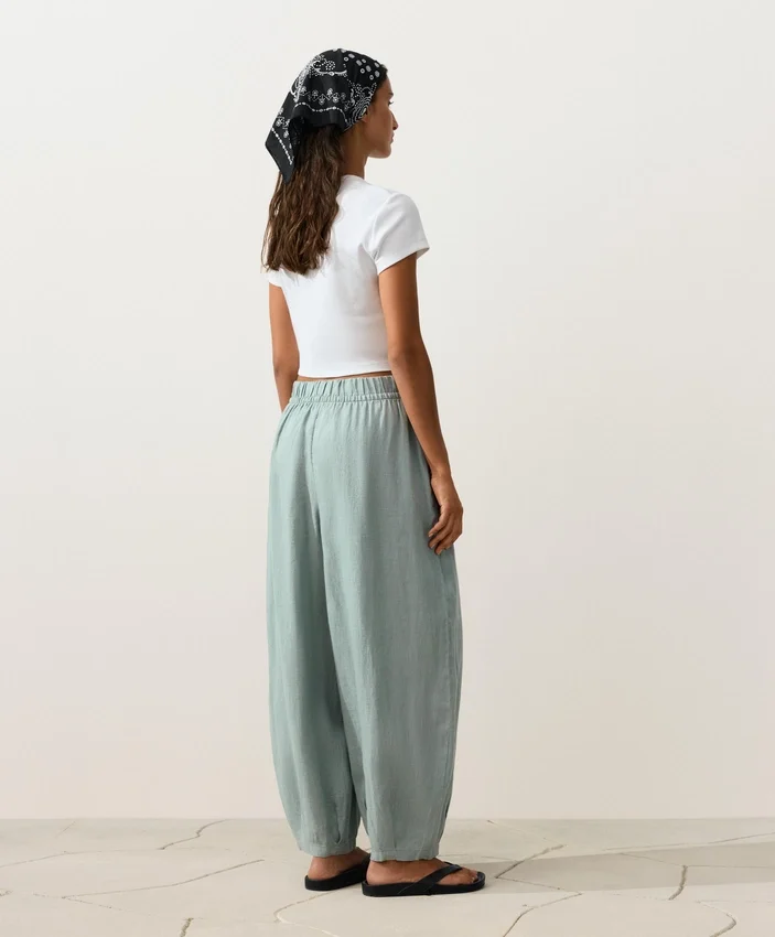 Ballonhose aus 100 % Leinen Ballonhose aus 100 % Leinen