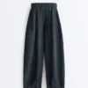 Ballonhose aus 100 % Leinen