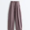 Ballonhose aus 100 % Leinen