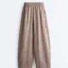 Ballonhose aus 100 % Leinen