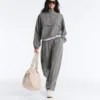 Bomberjacke aus Lyocell-Mischung mit Gingham-Muster Bomberjacke aus Lyocell-Mischung mit Gingham-Muster