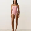 Bandeau-Badeanzug mit Kontrastbesatz Bandeau-Badeanzug mit Kontrastbesatz