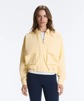 Baumwoll-Piqué-Jacke