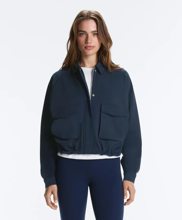 Baumwoll-Piqué-Jacke Baumwoll-Piqué-Jacke