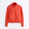 Baumwoll-Piqué-Jacke Baumwoll-Piqué-Jacke