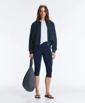 Baumwoll-Piqué-Jacke