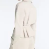 Baumwoll-Piqué-Jacke mit Gürtel Baumwoll-Piqué-Jacke mit Gürtel