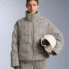 Bedruckte, wattierte Jacke aus 80 % Daunen und 20 % Federn Minardi Piume Ski 10K Bedruckte, wattierte Jacke aus 80 % Daunen und 20 % Federn Minardi Piume Ski 10K