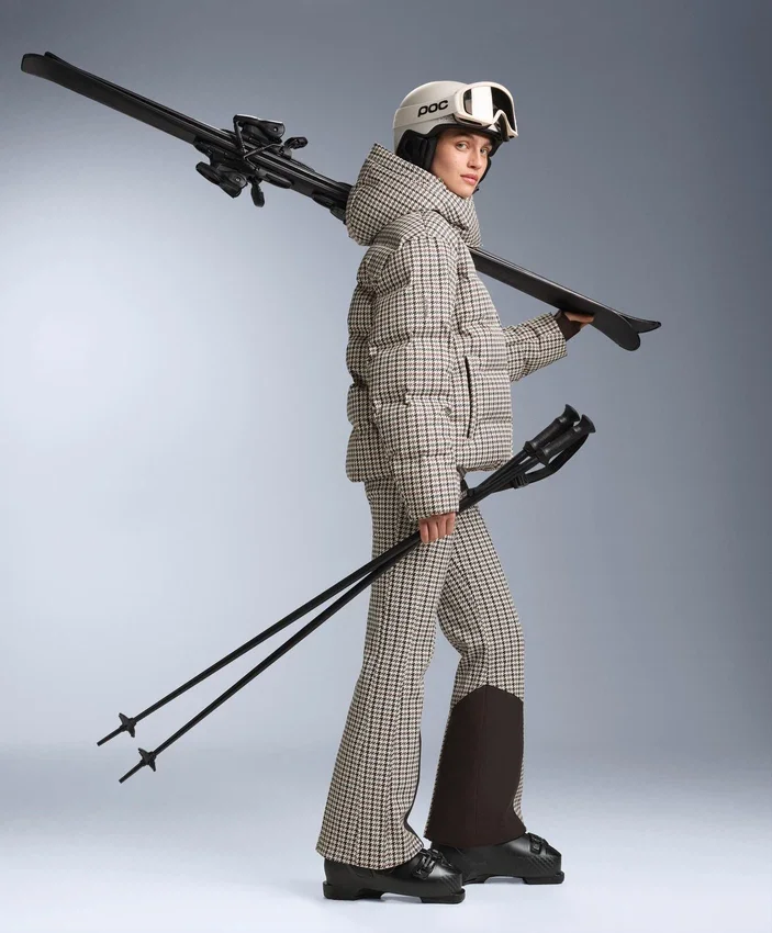 Bedruckte, wattierte Jacke aus 80 % Daunen und 20 % Federn Minardi Piume Ski 10K Bedruckte, wattierte Jacke aus 80 % Daunen und 20 % Federn Minardi Piume Ski 10K