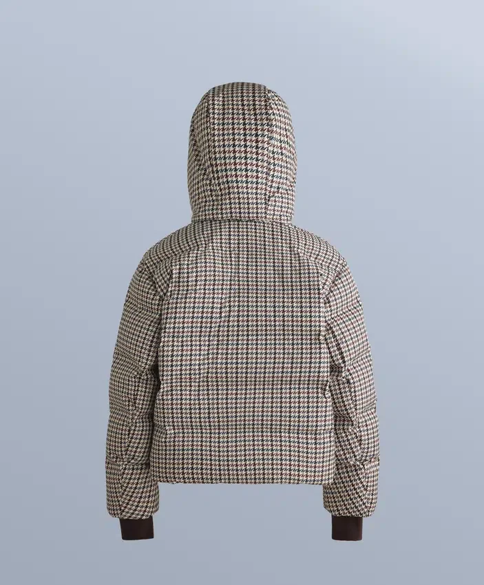 Bedruckte, wattierte Jacke aus 80 % Daunen und 20 % Federn Minardi Piume Ski 10K Bedruckte, wattierte Jacke aus 80 % Daunen und 20 % Federn Minardi Piume Ski 10K