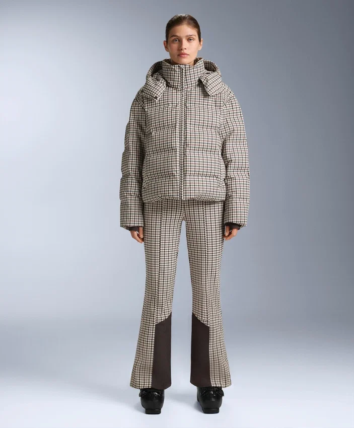 Bedruckte, wattierte Jacke aus 80 % Daunen und 20 % Federn Minardi Piume Ski 10K Bedruckte, wattierte Jacke aus 80 % Daunen und 20 % Federn Minardi Piume Ski 10K