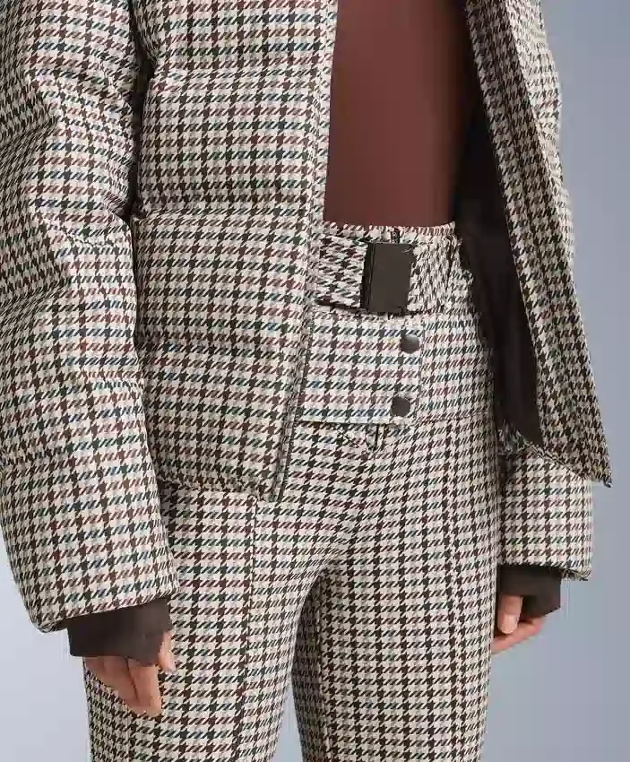 Bedruckte, wattierte Jacke aus 80 % Daunen und 20 % Federn Minardi Piume Ski 10K Bedruckte, wattierte Jacke aus 80 % Daunen und 20 % Federn Minardi Piume Ski 10K