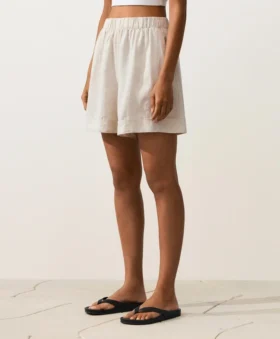Bermudashorts aus 100 % Leinen