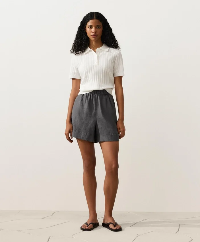 Bermudashorts aus 100 % Leinen Bermudashorts aus 100 % Leinen