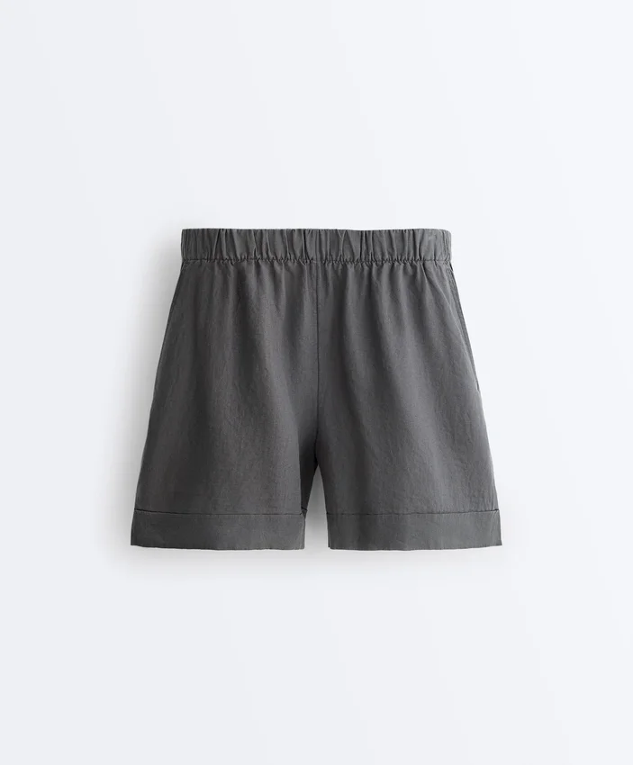 Bermudashorts aus 100 % Leinen Bermudashorts aus 100 % Leinen