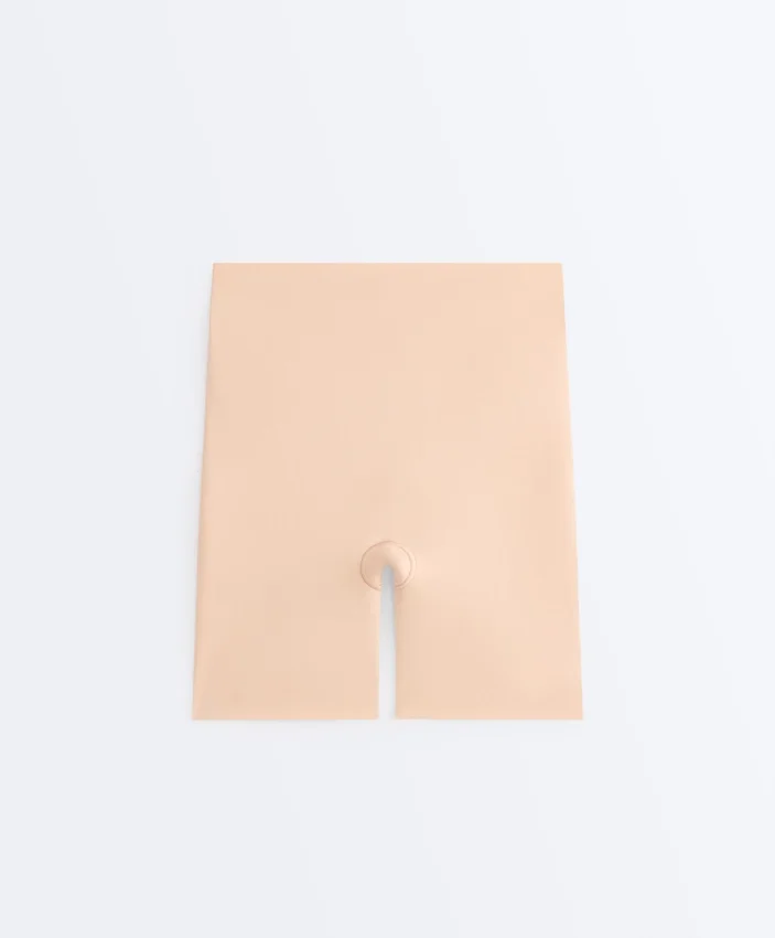 Bikeshorts aus Polyamidmischung mit unsichtbarem, mittlerem Halt und hoher Taille Bikeshorts aus Polyamidmischung mit unsichtbarem, mittlerem Halt und hoher Taille