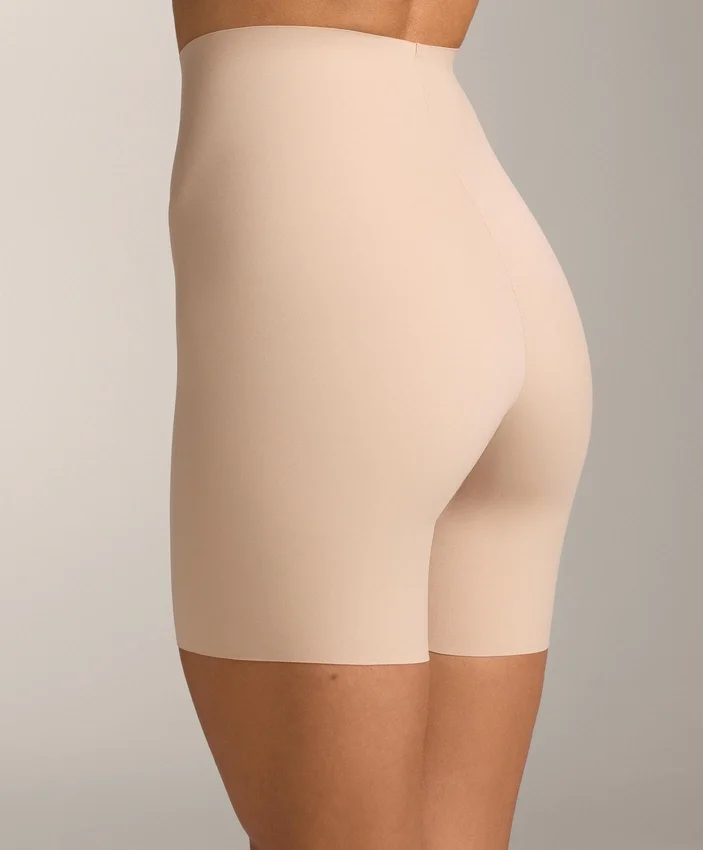 Bikeshorts aus Polyamidmischung mit unsichtbarem, mittlerem Halt und hoher Taille Bikeshorts aus Polyamidmischung mit unsichtbarem, mittlerem Halt und hoher Taille