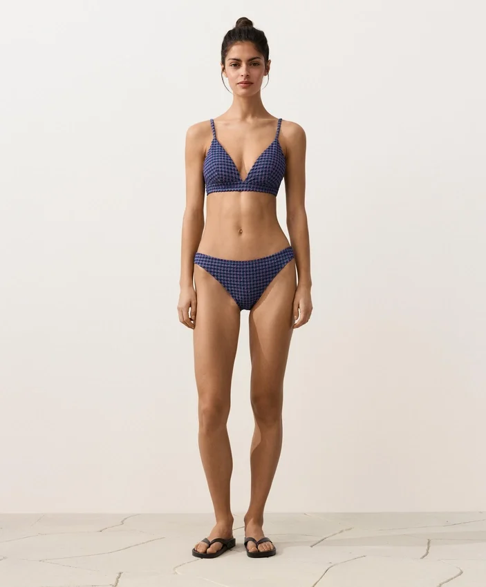 Bikinioberteil im Gingham-Muster Bikinioberteil im Gingham-Muster