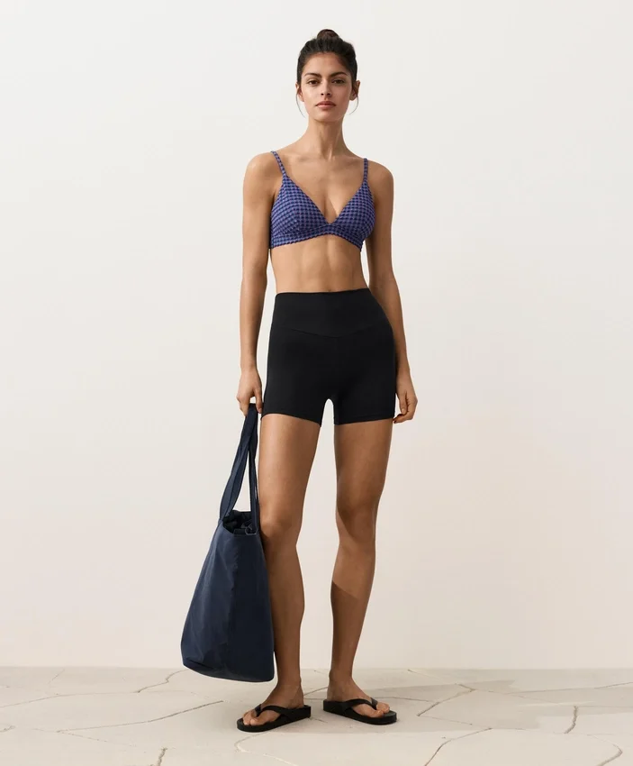 Bikinioberteil im Gingham-Muster Bikinioberteil im Gingham-Muster