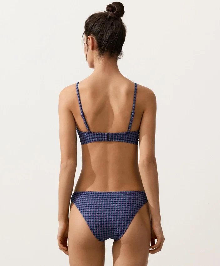 Bikinioberteil im Gingham-Muster Bikinioberteil im Gingham-Muster