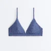 Bikinioberteil im Gingham-Muster Bikinioberteil im Gingham-Muster