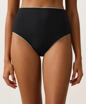 Bikinis mit hoher Taille und Paspelierung