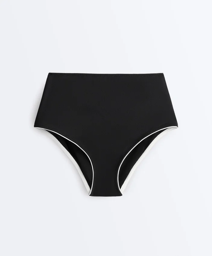 Bikinis mit hoher Taille und Paspelierung Bikinis mit hoher Taille und Paspelierung