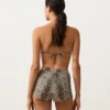 Bikinis mit Schlangenprint und hoher Taille Bikinis mit Schlangenprint und hoher Taille