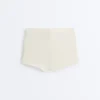 Bikinis-Shorts mit hoher Taille aus Häkelstoff mit Noppen-Struktur Bikinis-Shorts mit hoher Taille aus Häkelstoff mit Noppen-Struktur