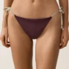 Bikinis-Slip mit Bindebändern und mittlerer Bedeckung Bikinis-Slip mit Bindebändern und mittlerer Bedeckung