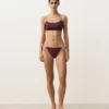 Bikinis-Slip mit Bindebändern und mittlerer Bedeckung Bikinis-Slip mit Bindebändern und mittlerer Bedeckung