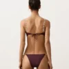 Bikinis-Slip mit Bindebändern und mittlerer Bedeckung Bikinis-Slip mit Bindebändern und mittlerer Bedeckung