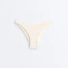 Bikinis-Slip mit mittlerer Bedeckung, U-Ausschnitt und Crinkle-Stoff Bikinis-Slip mit mittlerer Bedeckung, U-Ausschnitt und Crinkle-Stoff