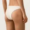 Bikinis-Slip mit mittlerer Bedeckung, U-Ausschnitt und Häkelstoff mit Bubble-Struktur Bikinis-Slip mit mittlerer Bedeckung, U-Ausschnitt und Häkelstoff mit Bubble-Struktur