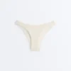 Bikinis-Slip mit mittlerer Bedeckung, U-Ausschnitt und Häkelstoff mit Bubble-Struktur Bikinis-Slip mit mittlerer Bedeckung, U-Ausschnitt und Häkelstoff mit Bubble-Struktur
